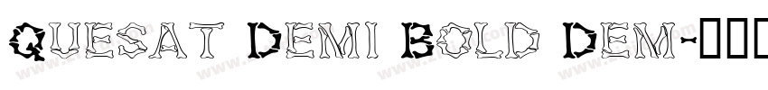 Quesat Demi Bold Dem字体转换